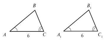 Друга ознака рівності трикутника