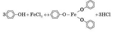 Фенол, його склад, будова. Фізичні властивості фенолу. Хімічні властивості: взаємодія з натрієм, розчином лугу, бромною водою, ферум(ІІІ) хлоридом. Взаємний вплив атомів у молекулі фенолу