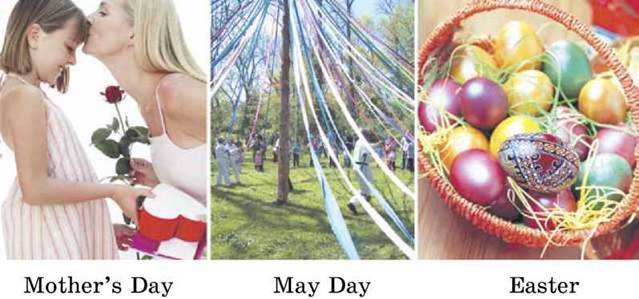 Learn to talk about American spring holidays