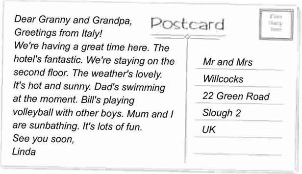 Imagine you spent three weeks at your. Writing a Postcard 5 класс. Образец открытки на английском языке. Открытка на письмо по английскому. Writing a Postcard 7 класс.